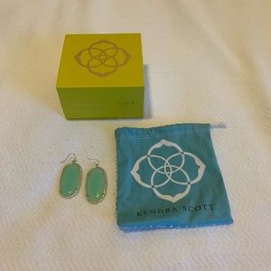 Kendra Scott Danielle Earrings, Gold/Seafoam
